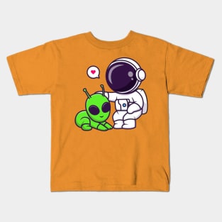 Astronaut and alien Kids T-Shirt